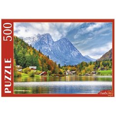 Пазлы 500 элементов "Австрия. Озеро Грундльзе" Рыжий кот