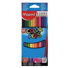 Карандаши 12цв MAPED трехгранные