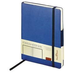 Ежедневник А5 недатированный Zenith, синий Bruno Visconti