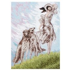 Набор для вышивания крестом Три грации 11.014, 20x27 см. канва, мулине Палитра