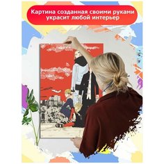 Картина по номерам аниме Токийские мстители (Манджиро, Кен, Баджи, Казутора) - 6683 В 60x40