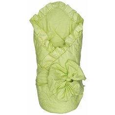 Конверт-одеяло Папитто, с завязкой (цвет: салатовый)