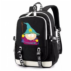 Рюкзак Эрик картман (Палка истины) (South Park) черный с USB-портом №7 Noname