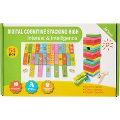 Игра настольная «Дженга + учимся считать» 26×4×16 см Сима Ленд