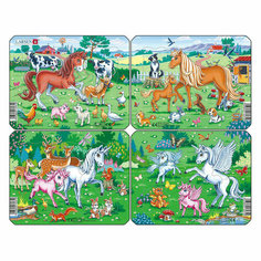 Пазл Пони, единороги и друзья (11 деталей) Larsen