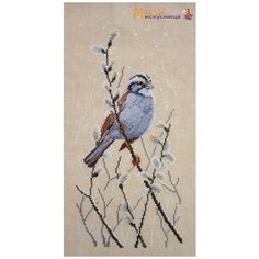 Набор для вышивания Марья Искусница "Ветка вербы", 15 см х 32 см. 03.011.08