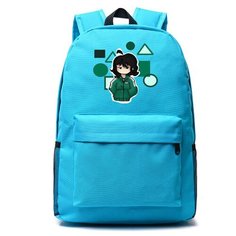 Рюкзак Игра в кальмара голубой №4 Noname