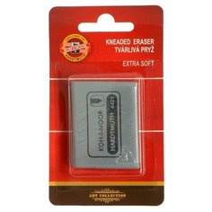 Ластик-клячка для растушевки Koh-I-Noor 6423 Extra soft, серый, блистер