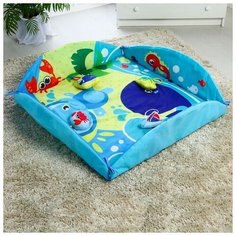 Развивающий коврик - манеж "Вместе веселей", d85см Нет бренда