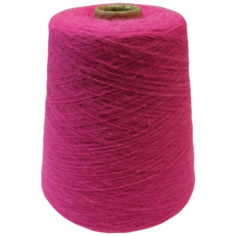 Пряжа бобинная "Классическая", 85%Акрил, 15%Polyester, Турция 1/9*7 - цвет №0226-ЯРКО-РОЗОВЫЙ - 400 грамм Ivilux
