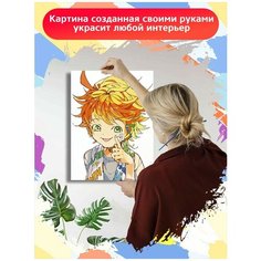 Картина по номерам аниме обещанный Неверленд - 8149 В 30x40