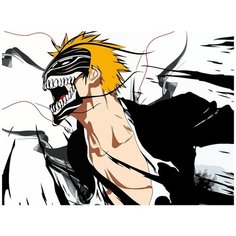 Картина по номерам на холсте Аниме Блич (Ичиго, Рукия, Орихимэ, Урю) - 7971 Г 30x40