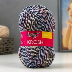 Пряжа Krosh (Крош) акрил 100% 110м/50гр гроза-мул.(7404) Rayday