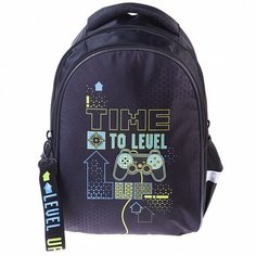 Рюкзак Hatber "PRIMARY SCHOOL.Level up", 38,5*26*17см, 2 отд, эргоном. спинка , мужcк.