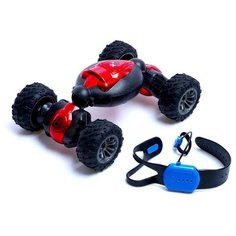 --- Машинка-перевёртыш HYPER SKIDDING с управлением жестами, цвет красный