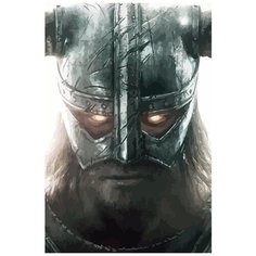 Картина по номерам на холсте Игра TES Skyrim 5612 40x60
