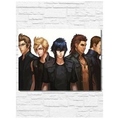 Картина по номерам на холсте игра Final Fantasy XV (PS, Xbox, PC, Switch) - 9750 Г 30x40