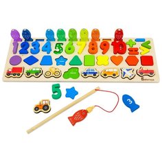 Пазлы для малышей, многофункциональная развивающая игра, пазл- сортер/ мозаика/ Alatoys