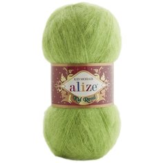 Пряжа Alize Kid Royal Mohair (Кид Роял Мохер) - 2 мотка 117 фисташка 62% кид мохер, 38% полиамид 500м/50г
