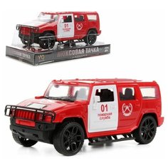 Машинка "Пожарная служба" 21 см, инерционная, звук и свет, 5288-B1 игрушки машинки игрушки подарок на 23 февраля пожарная машина Panawealth Inter Holdings