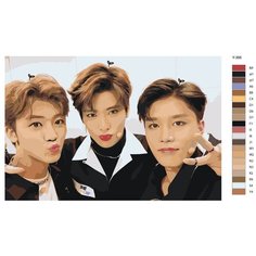 Картина по номерам Y-366 "NCT группа" 60x90 Brushes Paints