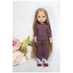 Комплект одежды и обуви для кукол Paola Reina 32 см (костюм и кеды), пурпурный Favoridolls