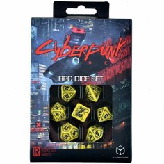 Набор кубиков для настольных ролевых игр (Dungeons and Dragons, DnD, D&D, Pathfinder) - The Cyberpunk Danger Zone Q Workshop