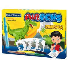 Centropen набор фломастеров AirPens Dinosaur, 6 1500 0601, разноцветный, 6 шт.