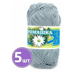 Пряжа ПНК им. Кирова Ромашка (7002), ангора, 5 шт. по 75 г