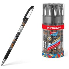 Ручка шариковая ErichKrause ColorTouch Rough Native, узел 0.7 мм, чернила синие, 24 шт.