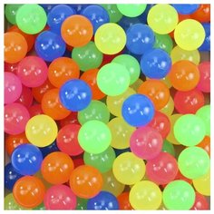 Мячи-прыгуны "Неоновый блеск" 32мм (600 шт.) Целая коробка Topvending