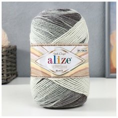 Пряжа "Superlana Klasik batik" 25% шерсть, 75% акрил 280м/100гр (1900), 1шт Alize