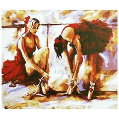 Алмазная мозаика 3D 40*50см балерины Нет бренда