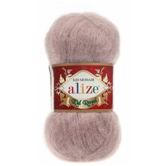 Пряжа Alize Kid Royal mohair - 1 шт, норка (541), 500 м/ 50 г, 62% мохер, 38% полиамид /Ализе кид роял мохер/