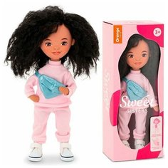 Кукла каркасная Tina в розовом спортивном костюме 32см Orange Toys