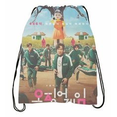 Сумка-мешок для обуви Игра в кальмара №4 Migom