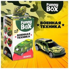 Набор для детей Funny Box Военная техника : карточка, фигурка, лист наклеек, микс Woow Toys