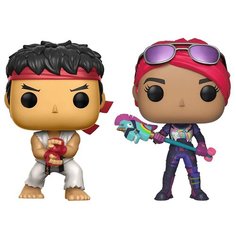 Фигурки Funko POP! Games Fortnite Ryu & Brite Bomber 61189, 2 шт.