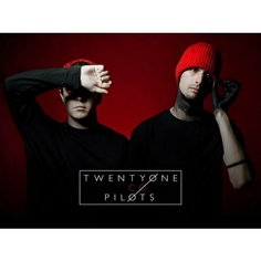 Плакат, постер на бумаге Twenty One Pilots/Двадцать один пилот/музыкальные/поп исполнитель/артист/поп-звезда/группа. Размер 21 на 30 см