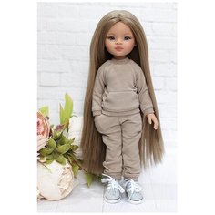 Комплект одежды и обуви для кукол Paola Reina 32 см (костюм и кеды), бежевый Favoridolls