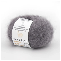 Пряжа GAZZAL Super Kid Mohair, 31 % мериносовая шерсть, 47 % мохер, 22 % полиамид, 25 г, 237 м, 1 шт., 64433