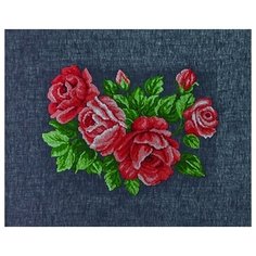 Permin Набор для вышивания подушка Красные розы 53 x 43, 70-6425