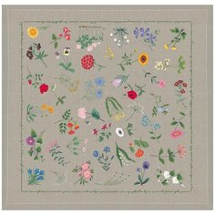 Le Bonheur des Dames Набор для вышивания скатерти Imprime floral 150 х 150 см, 6103