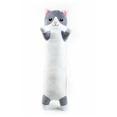 Мягкая игрушка Fixsitoysi Кот Обнимашка 55 см серый 089/55/78-1
