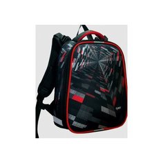 Ранец формованный «квест» черно -красный Stavia