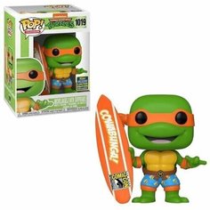 Фигурка черепашка ниндзя Микелеанджело с серфом Michelangelo with Surfboard 1019 Нет бренда