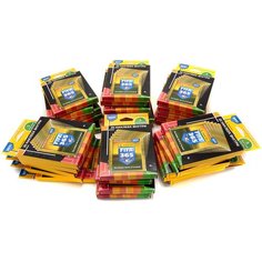 100 блистеров наклеек Panini FIFA 365-2021 (2500 наклеек)