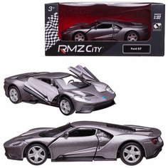 Машинка металлическая Uni-Fortune RMZ City 1:32 Ford GT 2019 (цвет серый)