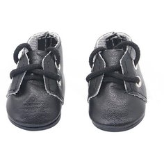 Обувь для кукол, Ботинки на шнурках 5 см для Paola Reina 32 см, Berjuan 35 см, Vidal Rojas 35 см и др, черные Favoridolls