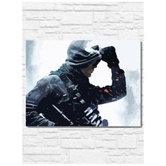 Картина по номерам на холсте игра Call Of Duty Ghosts Eng (PS, Xbox, PC, Switch) - 11222 Г 30x40